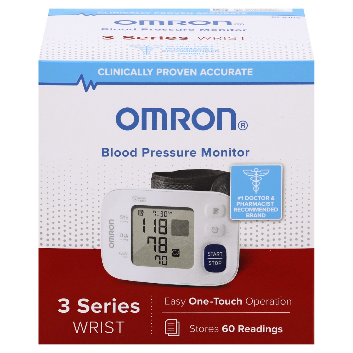 slide 1 of 8, Omron 3 Series Wrist Blood Pressure Monitor, 1 ct