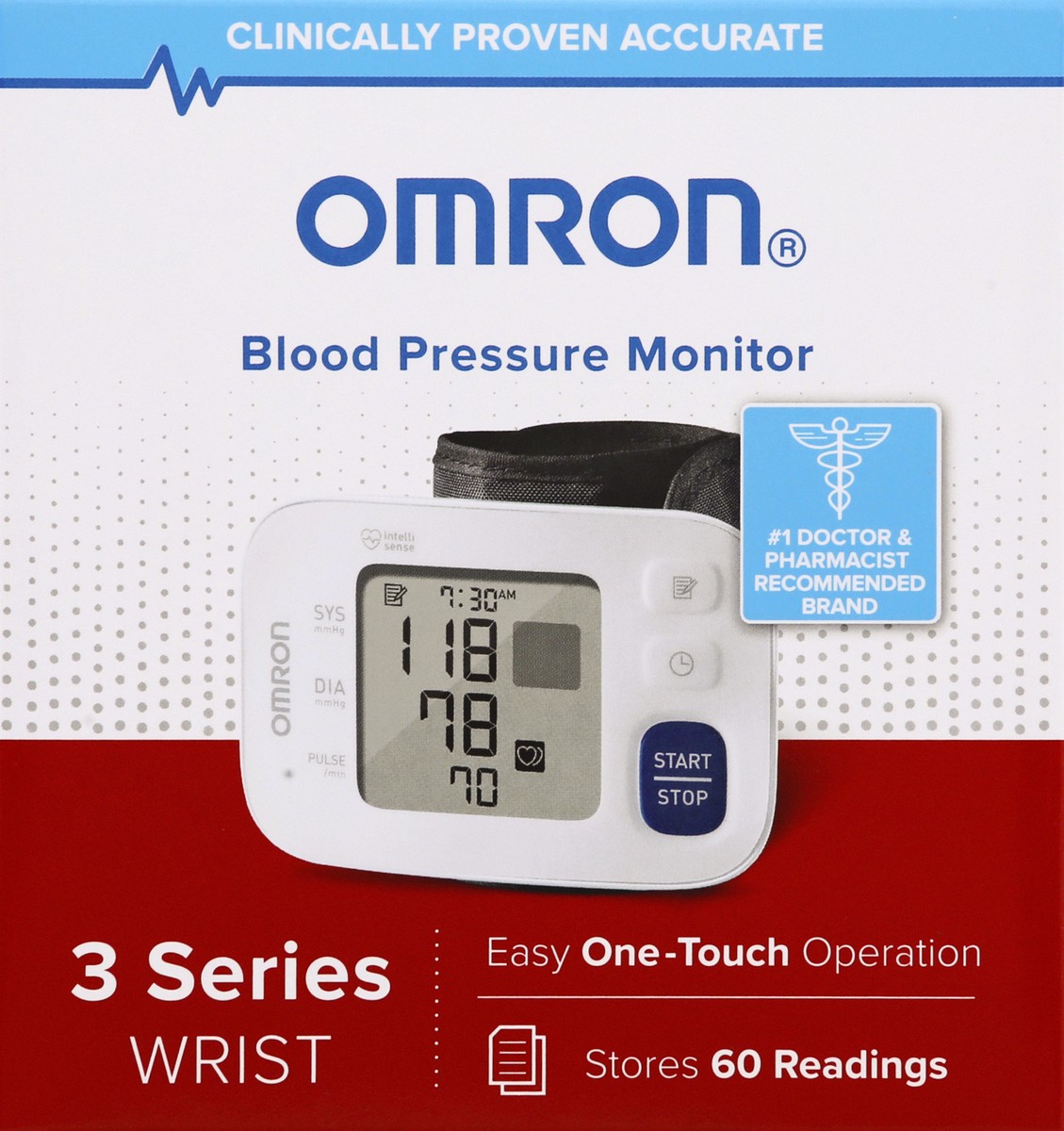 slide 7 of 8, Omron 3 Series Wrist Blood Pressure Monitor, 1 ct