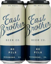 East Brother Bo Pils Beer - 4 x 1 pint Cans