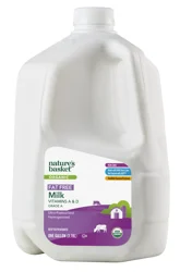 Nature's Basket Fat Free Organic Milk