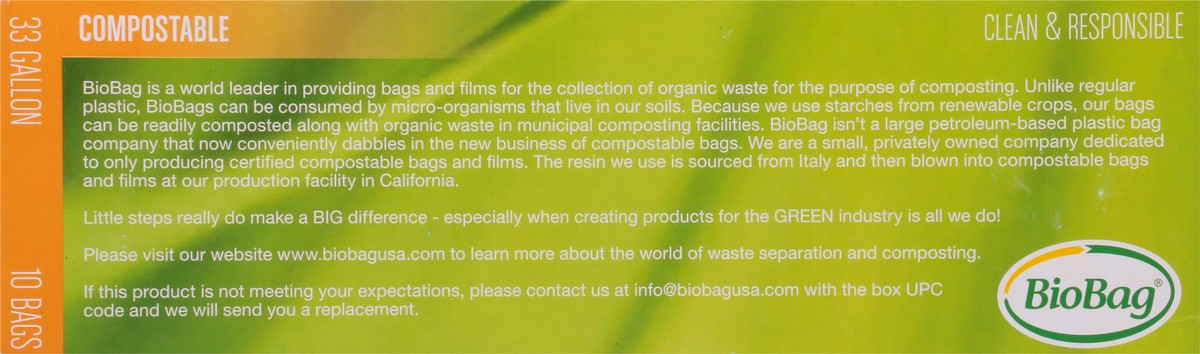 slide 5 of 9, BioBag Lawn & Leaf Bags, 10 ct