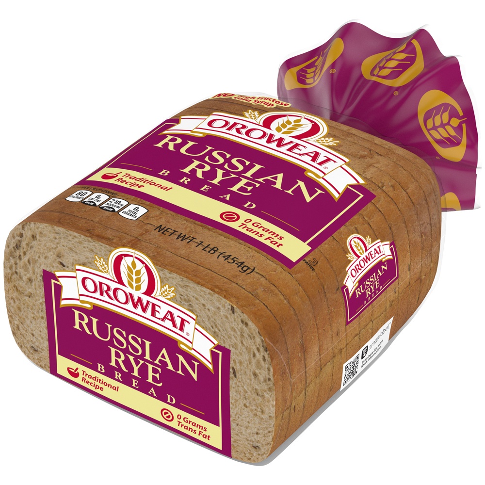 slide 3 of 8, Oroweat Russian Rye Bread, 16 oz