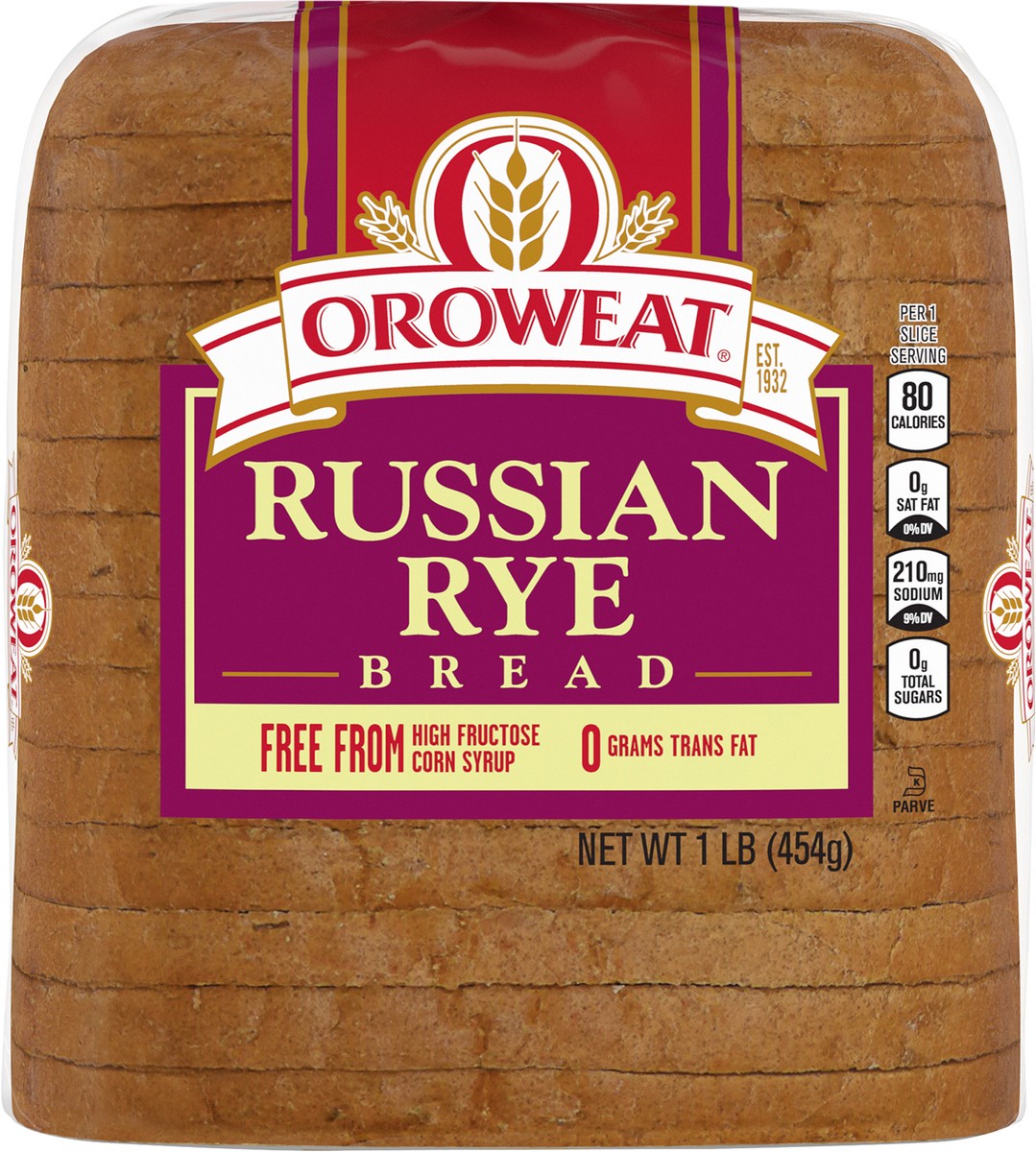 slide 6 of 7, Oroweat Russian Rye Bread, 16 oz