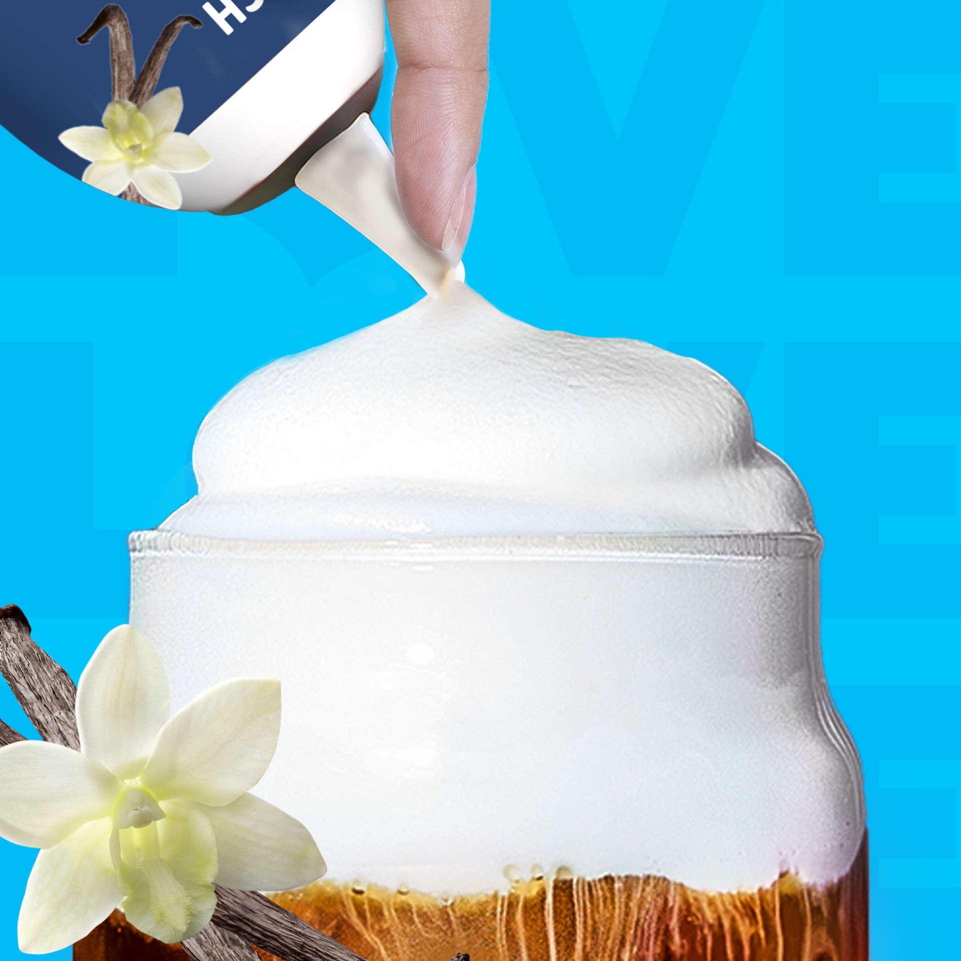 slide 6 of 7, Coffee mate French Vanilla Flavored Cold Foam Creamer, Non-Dairy, 50 Servings 14 oz, 14 oz