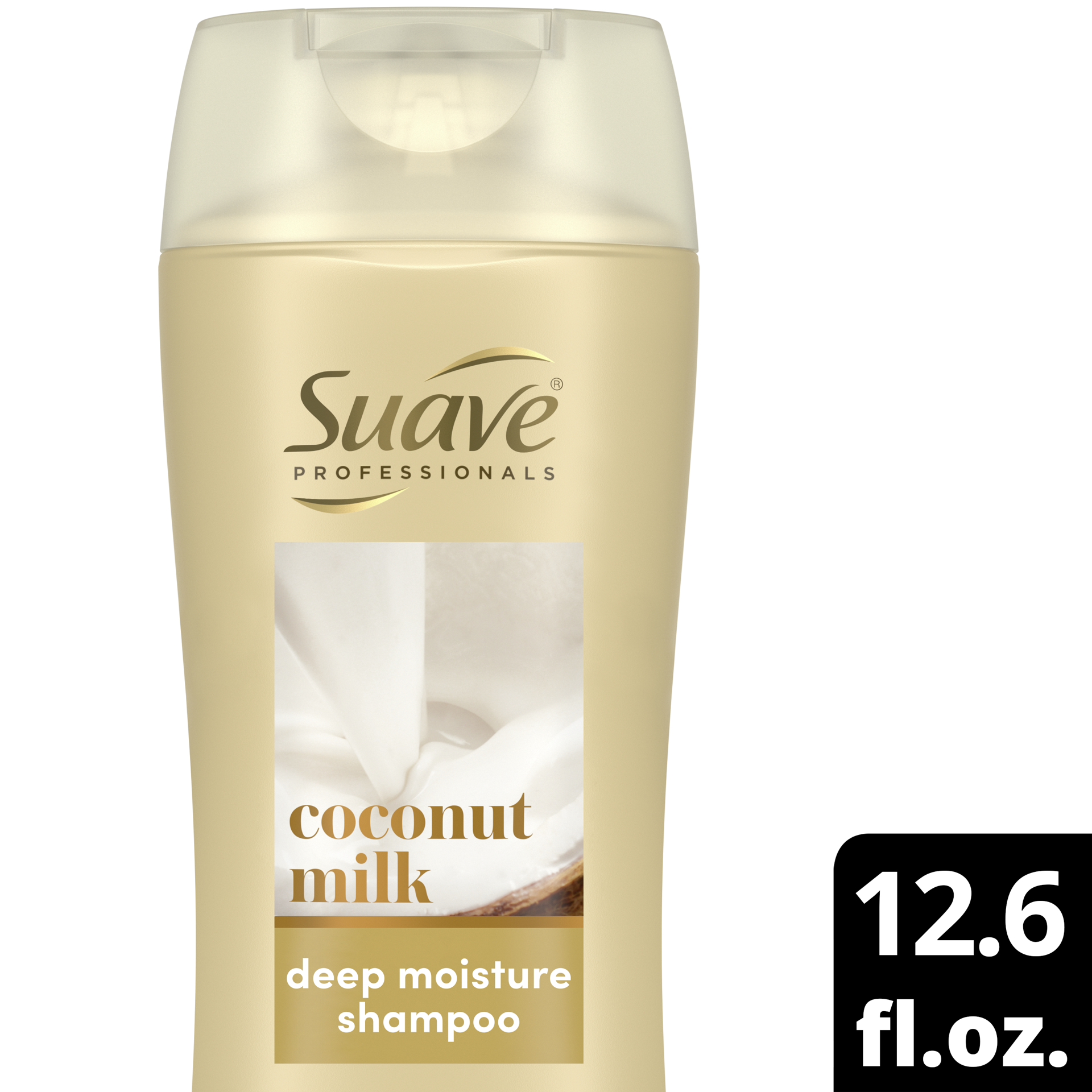 slide 1 of 2, Suave Professionals Deep Moisture Shampoo Coconut Milk, 12.6 oz, 12.6 fl oz