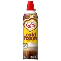 Coffee mate Brown Butter Chocolate Chip Cookie Flavored Cold Foam Creamer, Non-Dairy, 50 Servings