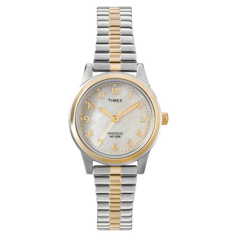 slide 1 of 5, Timex Women's Timex Expansion Band Watch - Gold T2M828JT, 1 ct