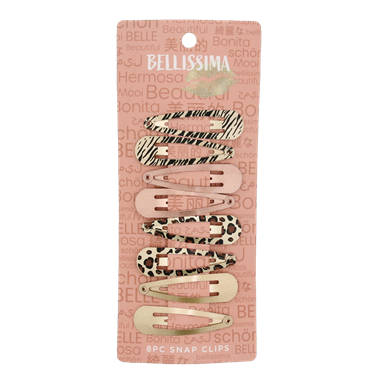 slide 1 of 1, Hy-Vee 8Pc Bellissima Snap Clips, 1 ct