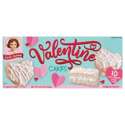 Snack Cakes, Little Debbie Family Pack Be My Valentine Cakes (vanilla)