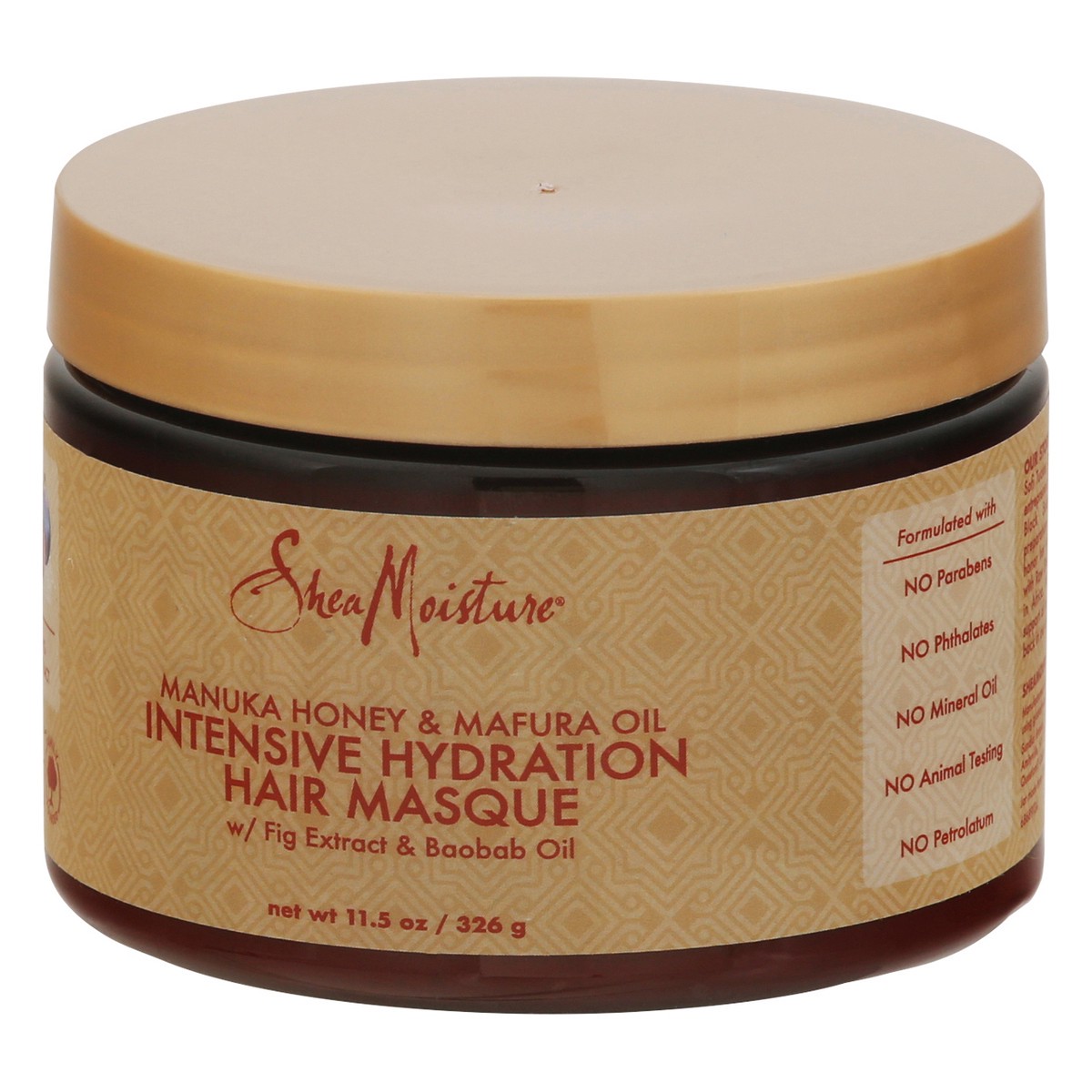 slide 8 of 9, SheaMoisture intensive hydration hair masque manuka honey & mafura oil 11.5 oz, 11.5 oz