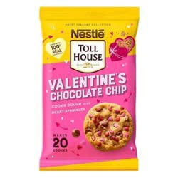 Nestle Toll House Valentine's Chocolate Chip Cookie Dough, Heart Sprinkles