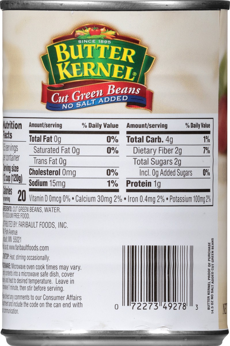 slide 11 of 12, Butter Kernel Cut Nsa Green Beans, 