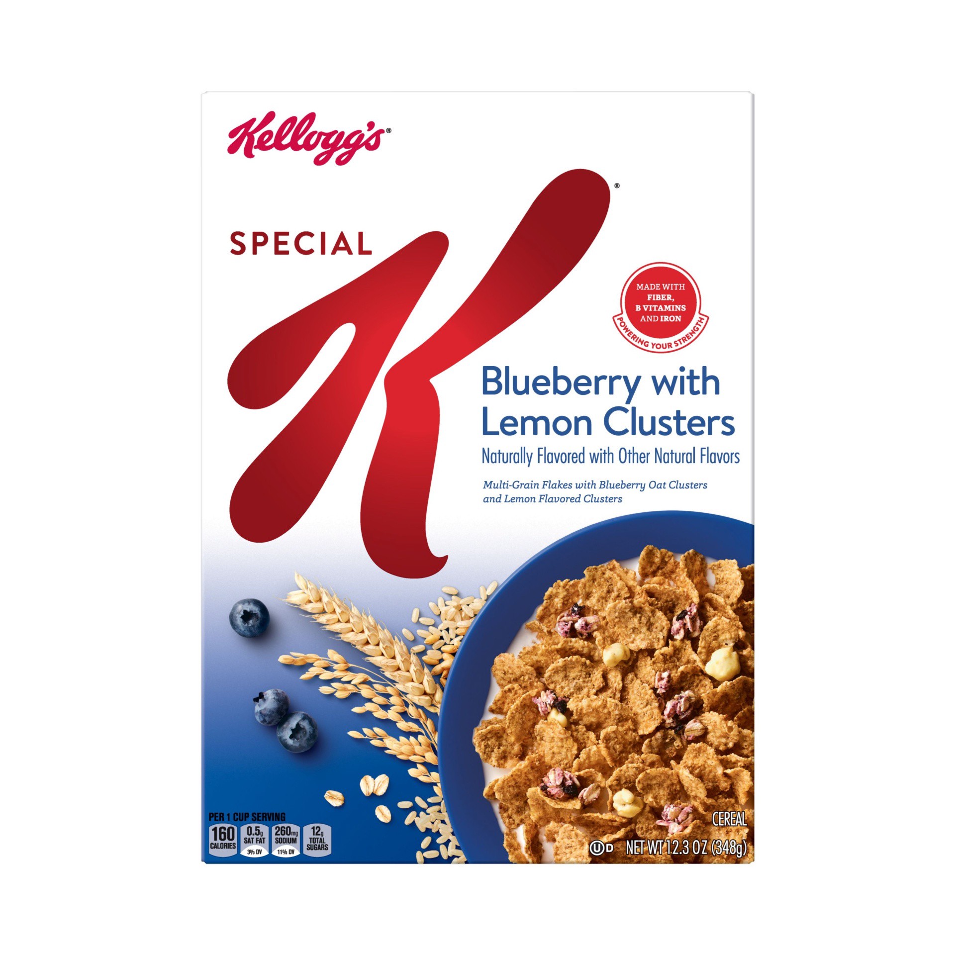 slide 2 of 7, Special K Blueberry Lemon Cereal - Kellogg's, 12.5 oz