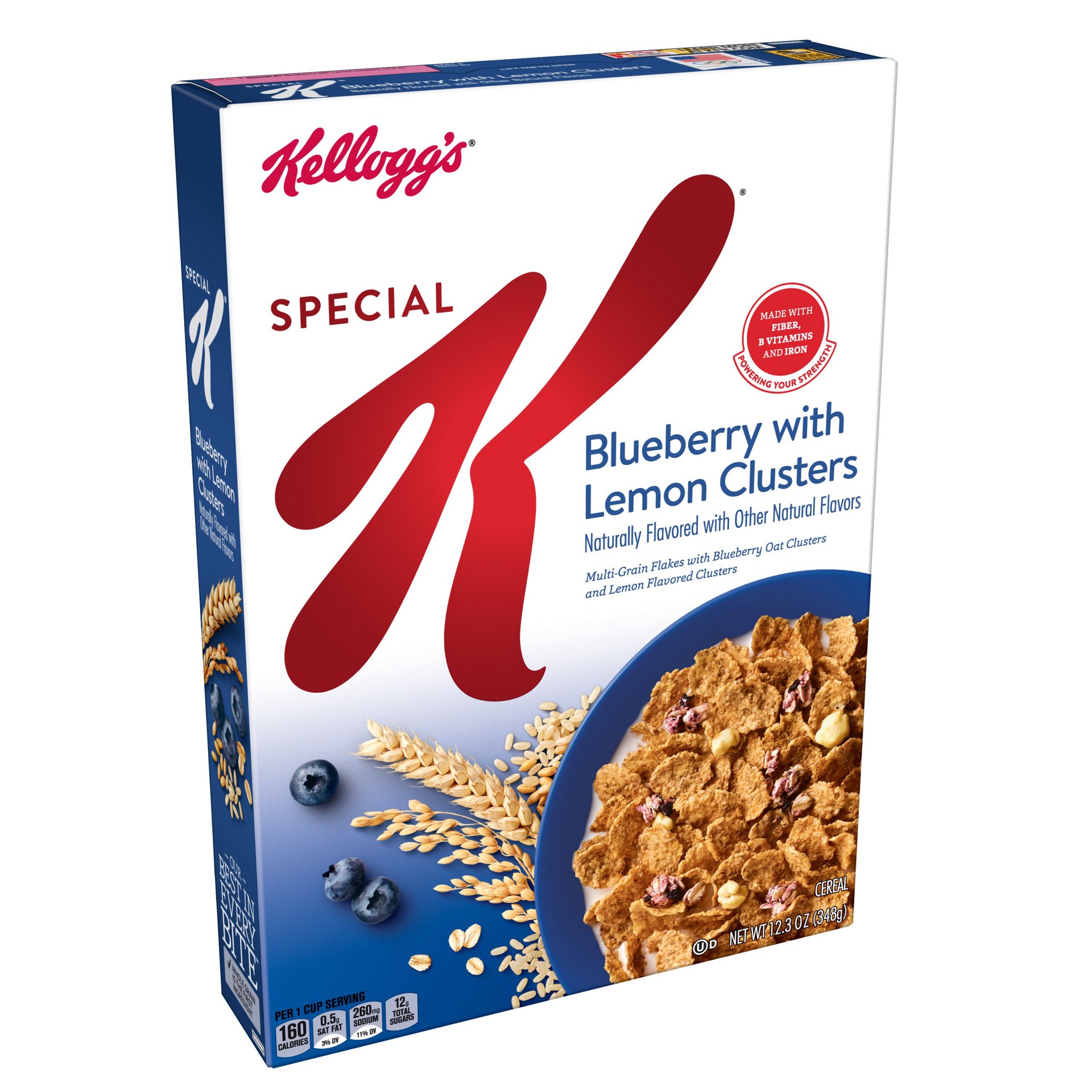 slide 1 of 7, Special K Blueberry Lemon Cereal - Kellogg's, 12.5 oz