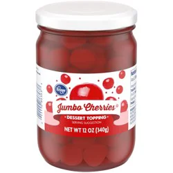 Kroger Jumbo Cherries Dessert Topping - 12 oz