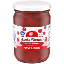 Kroger Jumbo Cherries Dessert Topping - 12 oz
