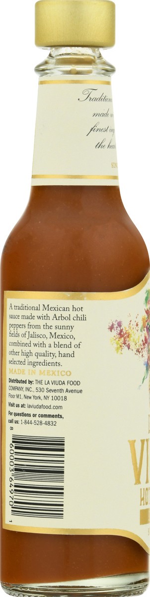 slide 9 of 9, De La Viuda Sauce Hot Original, 5 oz