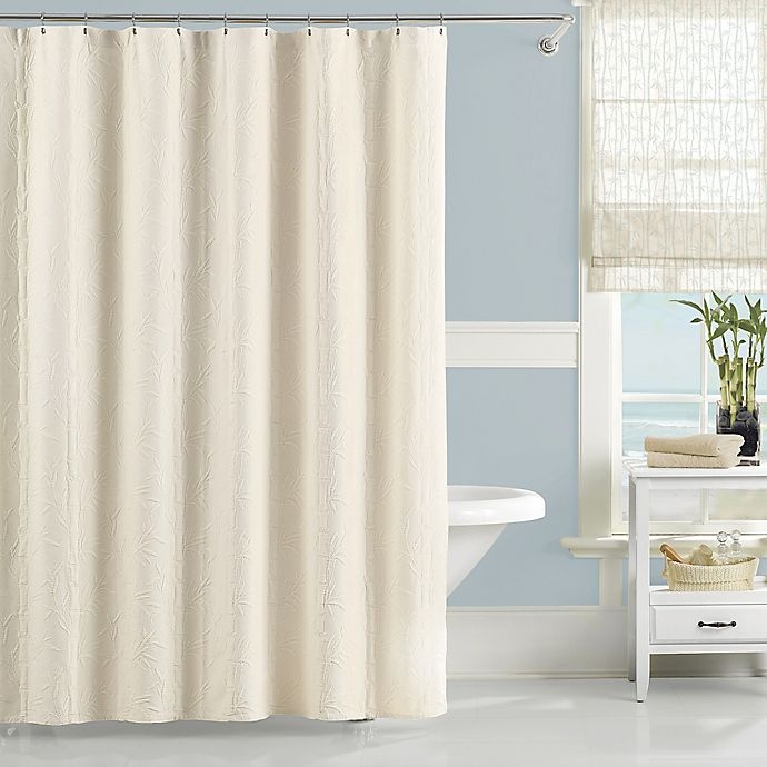 slide 1 of 1, Lamont Home Nepal Shower Curtain - Ivory, 52 in x 78 in