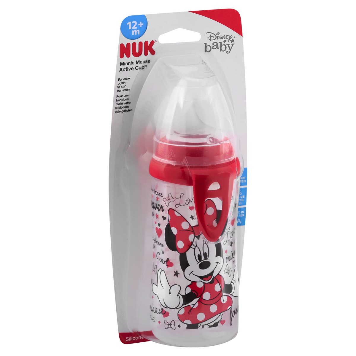 slide 5 of 11, NUK Disney Baby 10 Ounce Minnie Mouse Active Cup 1 ea, 1 ea