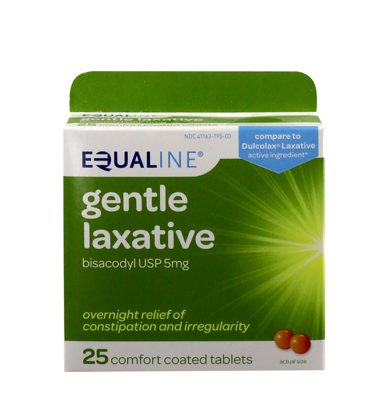 slide 1 of 1, Equaline Laxative, 25 ct