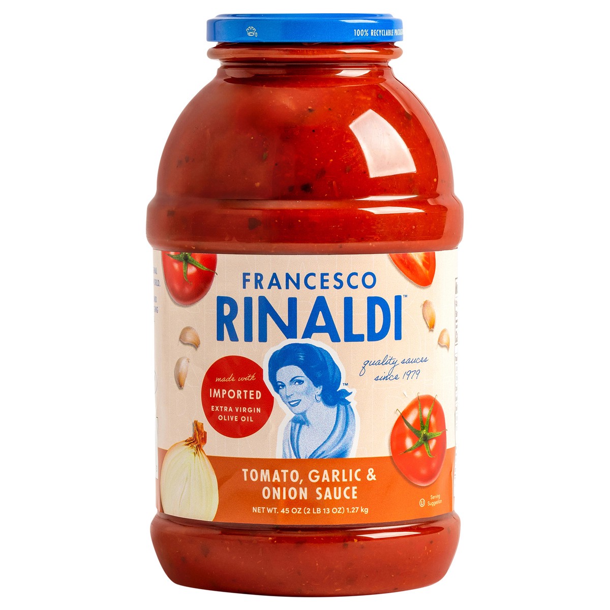 slide 1 of 6, Francesco Rinaldi Tomato, Garlic & Onion Sauce 45 oz, 45 oz