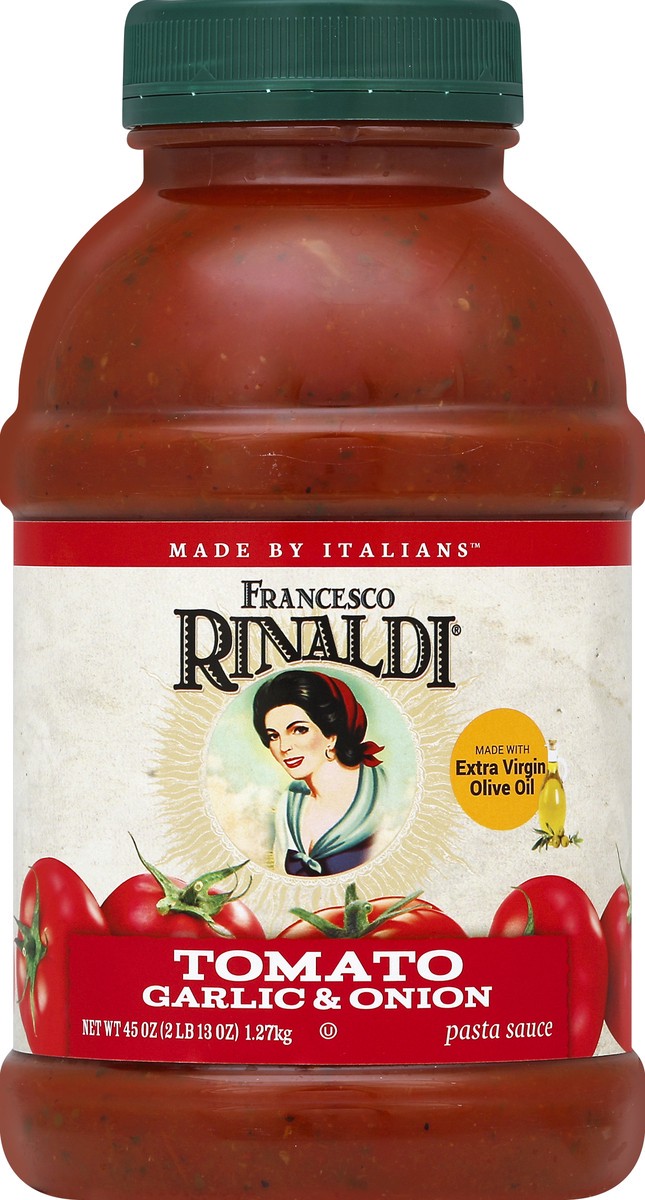 slide 6 of 6, Francesco Rinaldi Tomato, Garlic & Onion Sauce 45 oz, 45 oz