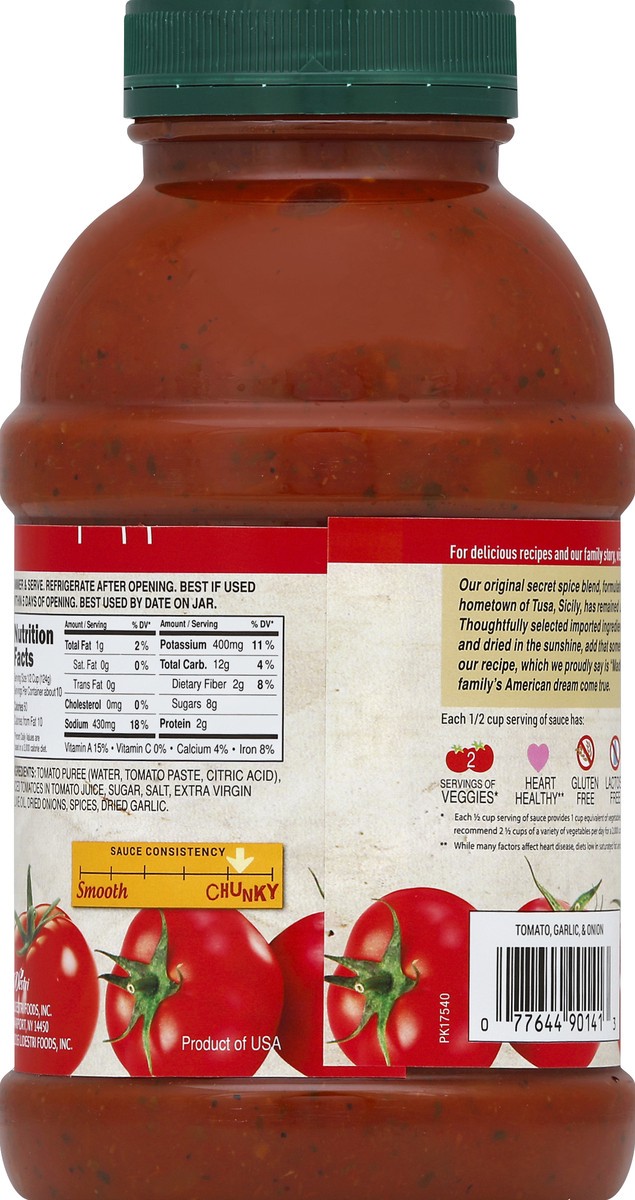 slide 4 of 6, Francesco Rinaldi Tomato, Garlic & Onion Sauce 45 oz, 45 oz