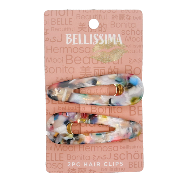 slide 1 of 1, Hy-Vee 2Pc Bellissima Hair Clips, 1 ct