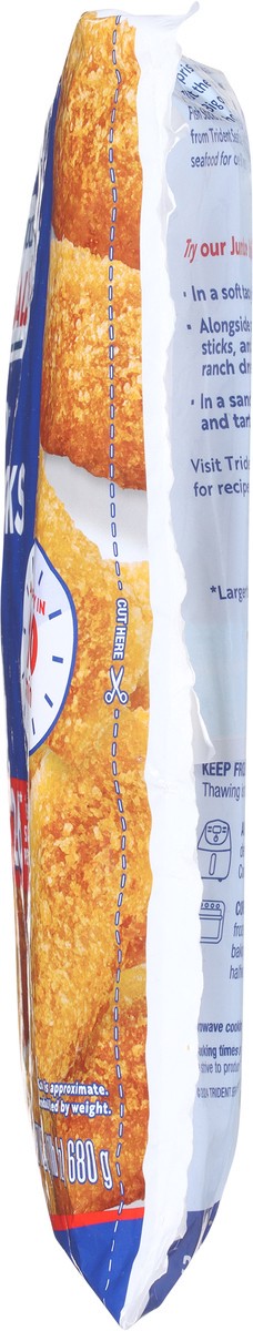 slide 7 of 15, Trident Seafoods Essentials Jumbo Fish Sticks Value Pack 26 Sticks, 24 oz
