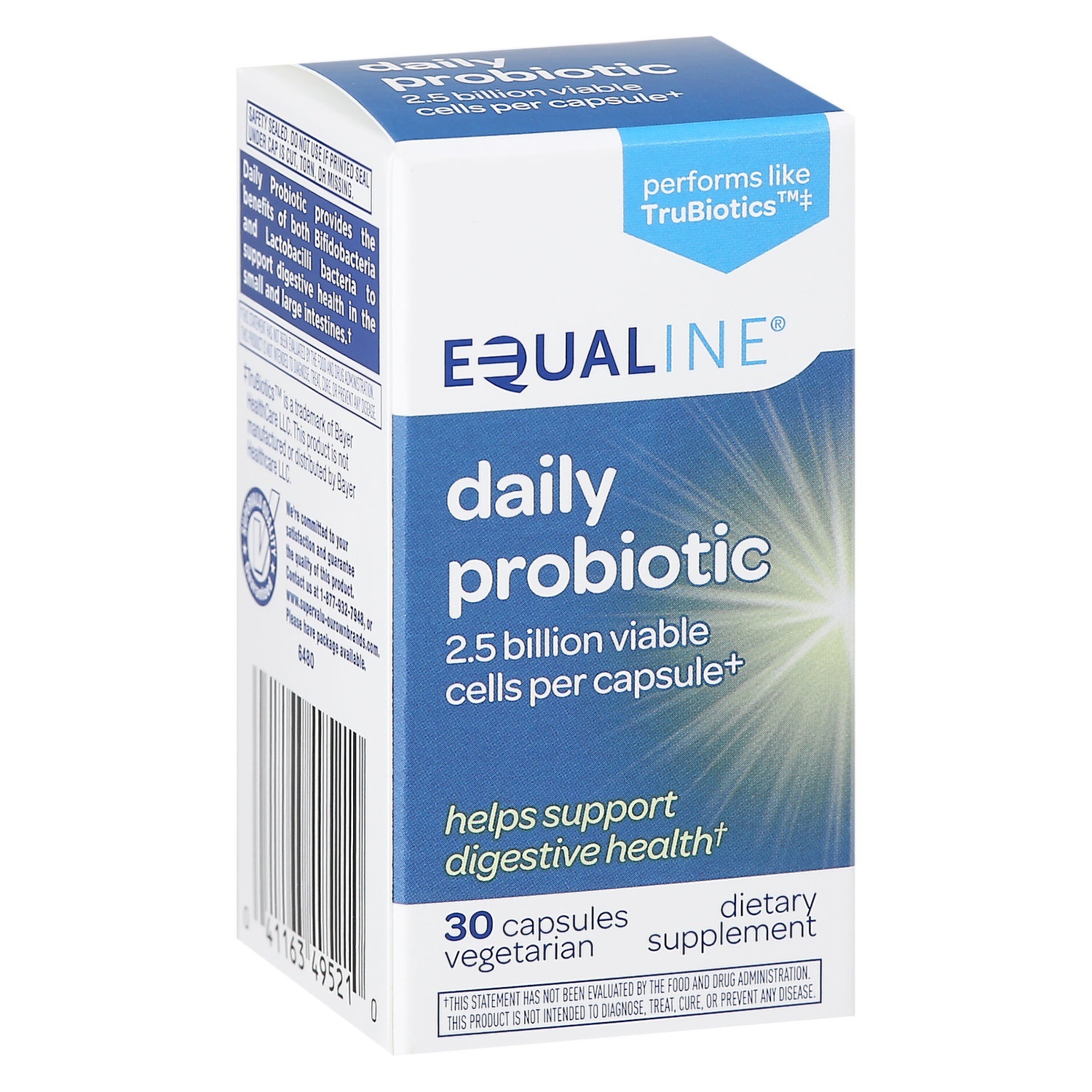 slide 1 of 1, Equaline Probiotic Capsule, 30 ct