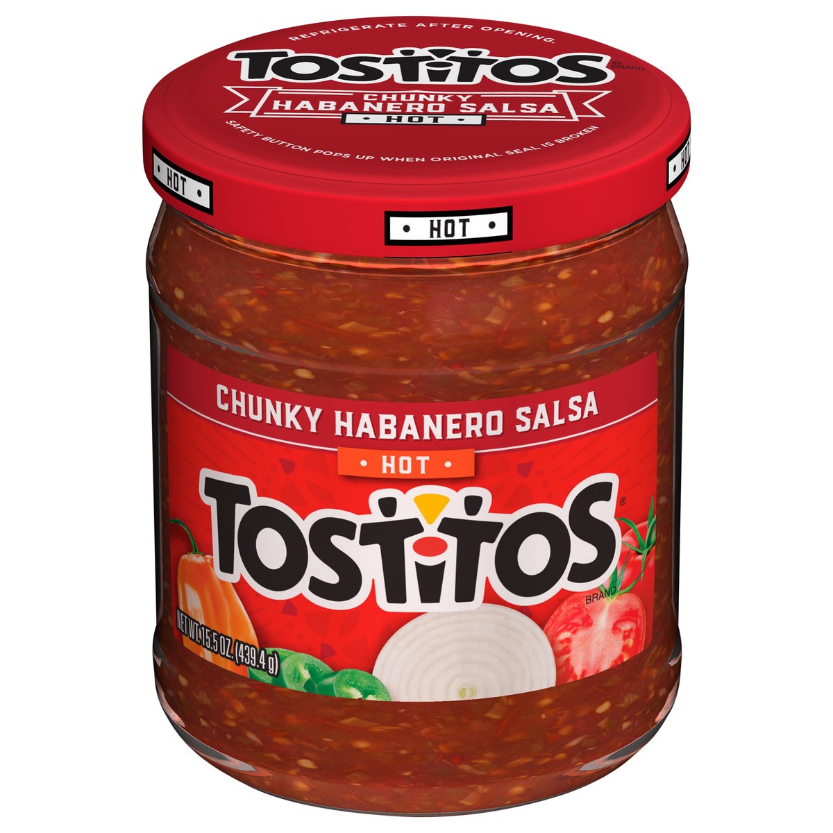 slide 10 of 14, Tostitos Hot Chunky Habanero Salsa 15.5 Oz, 15.5 oz