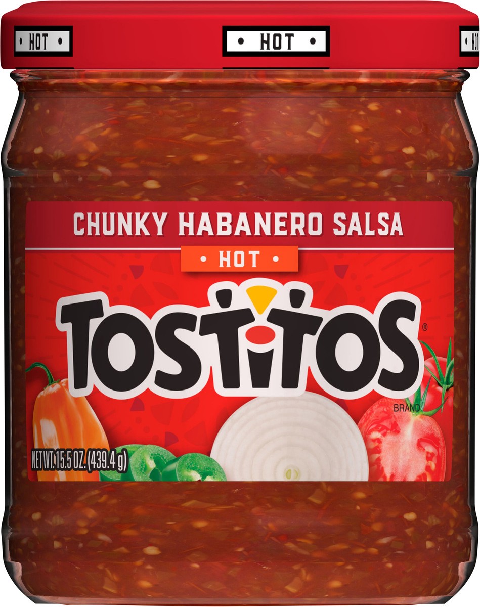 slide 1 of 14, Tostitos Hot Chunky Habanero Salsa 15.5 Oz, 15.5 oz