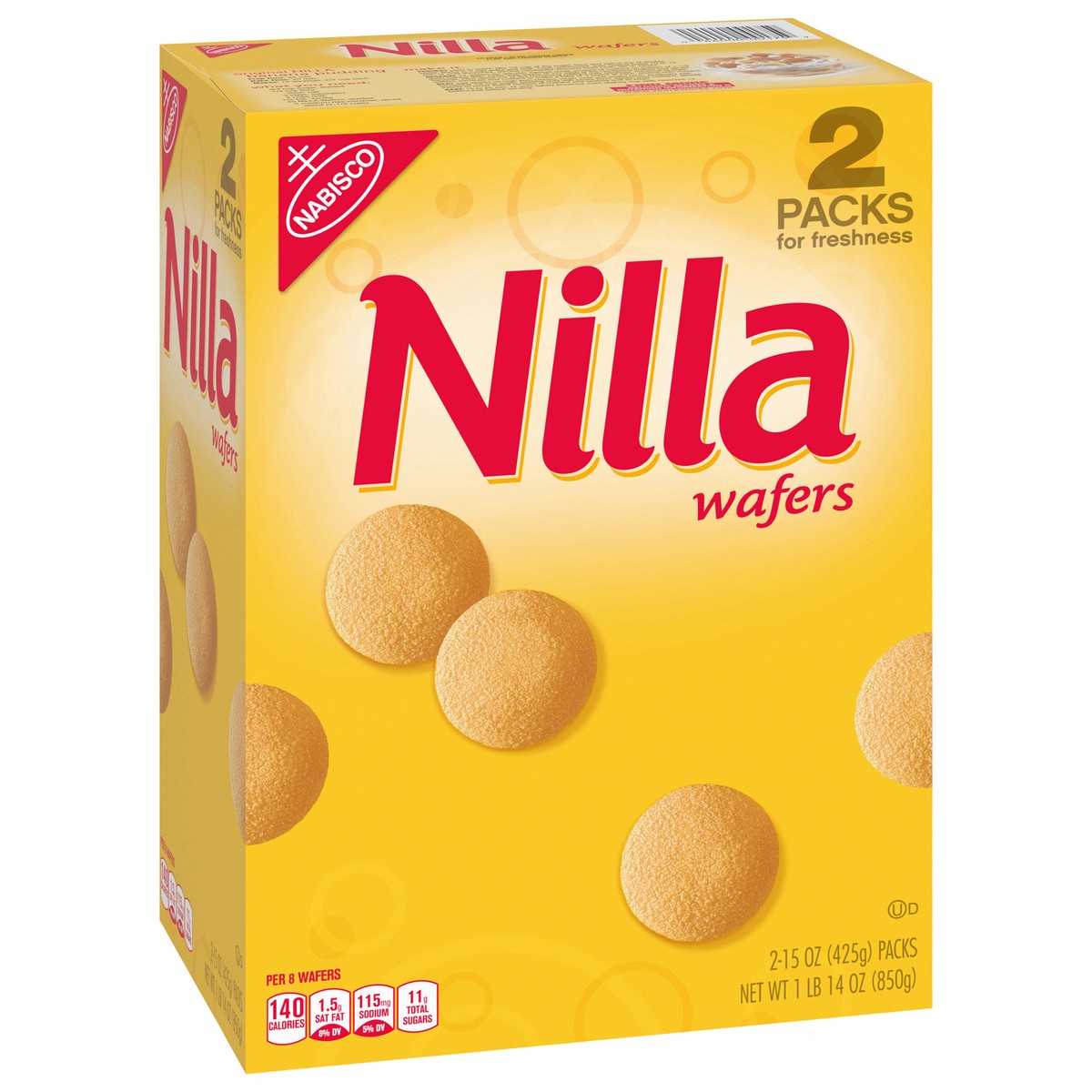 slide 4 of 9, Nilla Wafers Vanilla Wafer Cookies, 30 oz , 1.88 lb