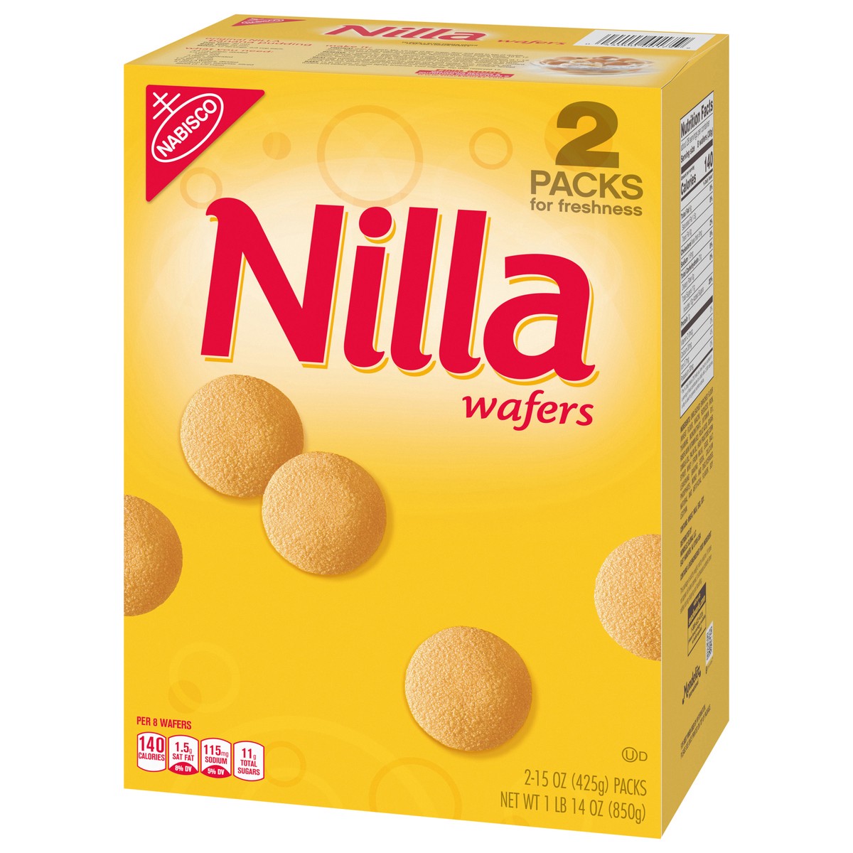 slide 2 of 9, Nilla Wafers Vanilla Wafer Cookies, 30 oz , 1.88 lb