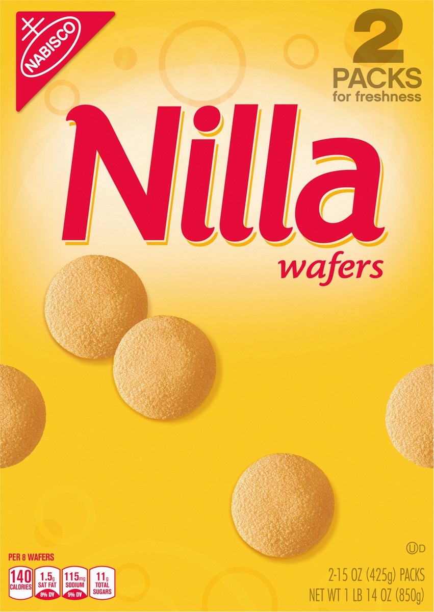slide 6 of 9, Nilla Wafers Vanilla Wafer Cookies, 30 oz , 1.88 lb