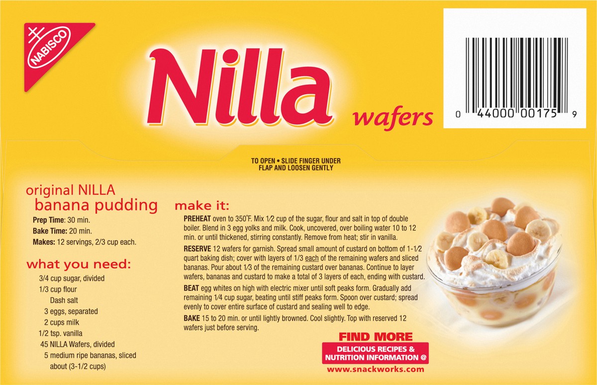 slide 9 of 9, Nilla Wafers Vanilla Wafer Cookies, 30 oz , 1.88 lb