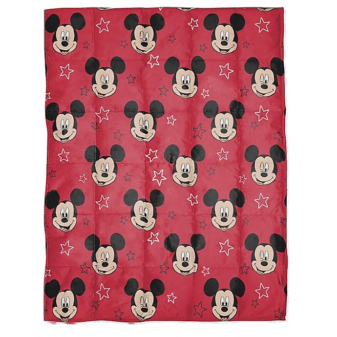 slide 1 of 1, Jay Franco Mickey Mouse Weighted Blanket, 36 in x 48 in