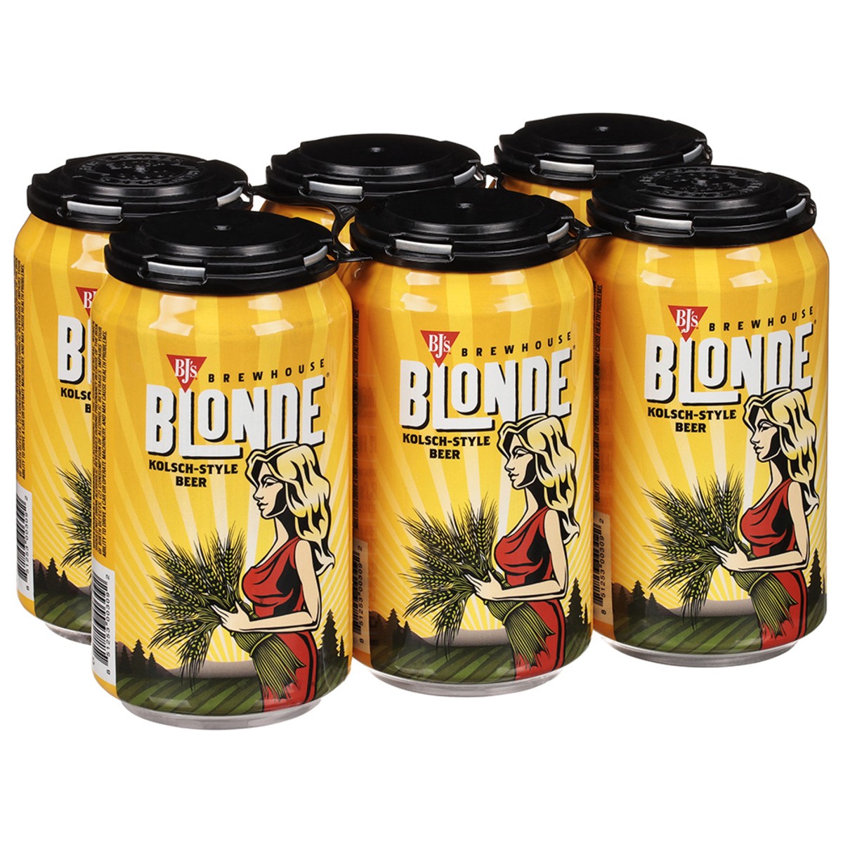 slide 2 of 9, BJ's Kolsch-Style Brewhouse Blonde Beer - 6 x 12 fl oz Cans, 6 ct; 12 oz