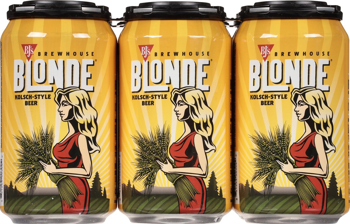 slide 3 of 9, BJ's Kolsch-Style Brewhouse Blonde Beer - 6 x 12 fl oz Cans, 6 ct; 12 oz