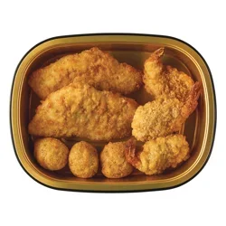 Meal Simple by H-E-B Panko Pollock, Shrimp, & Hushpuppies