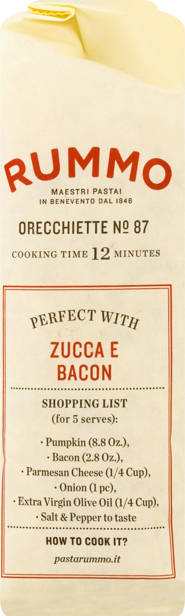 slide 6 of 9, Rummo Orecchiette Pasta, 16 oz