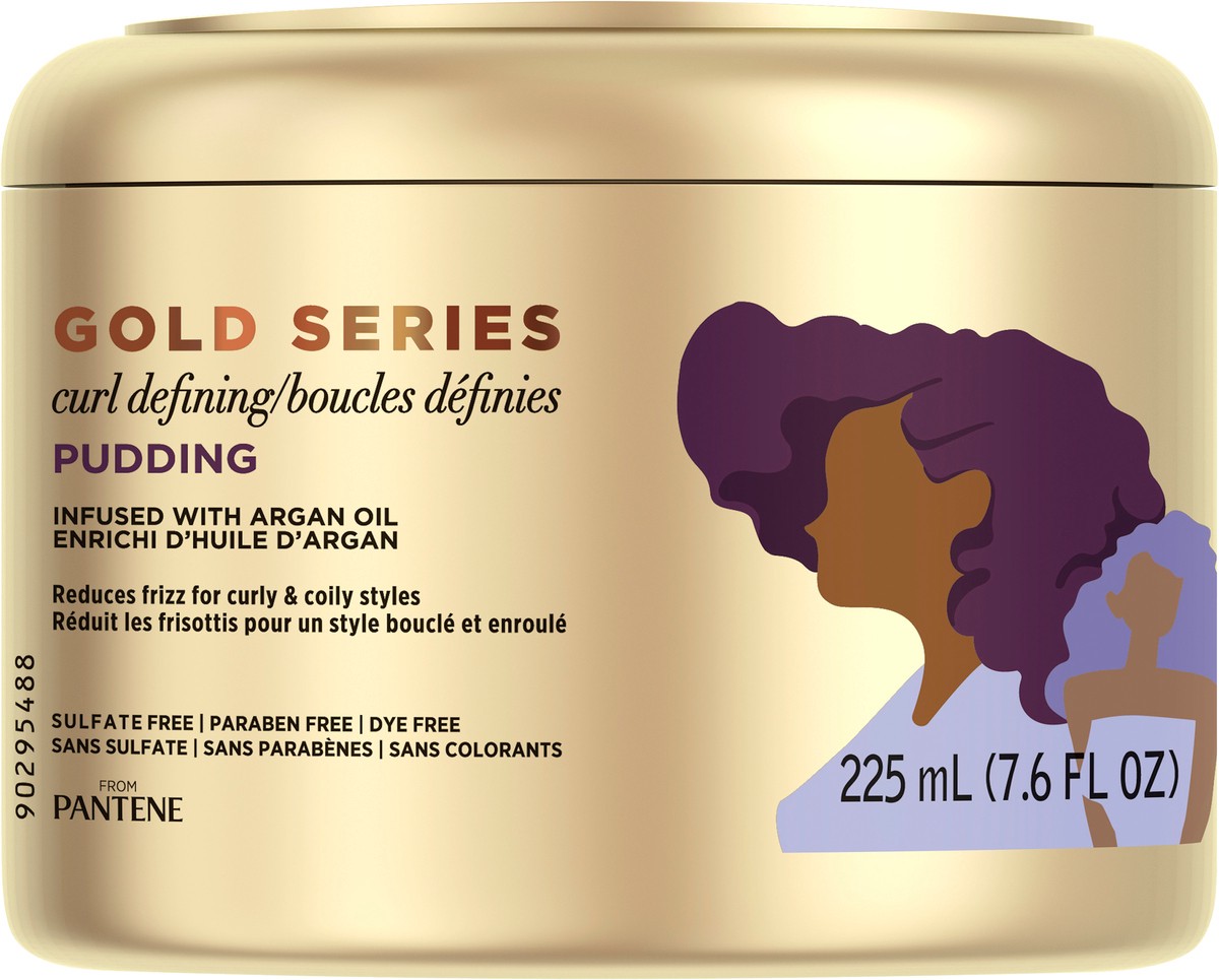 slide 3 of 3, Pantene Pro-V Gold Series Curl Defining Pudding Cream, 7.6 fl oz