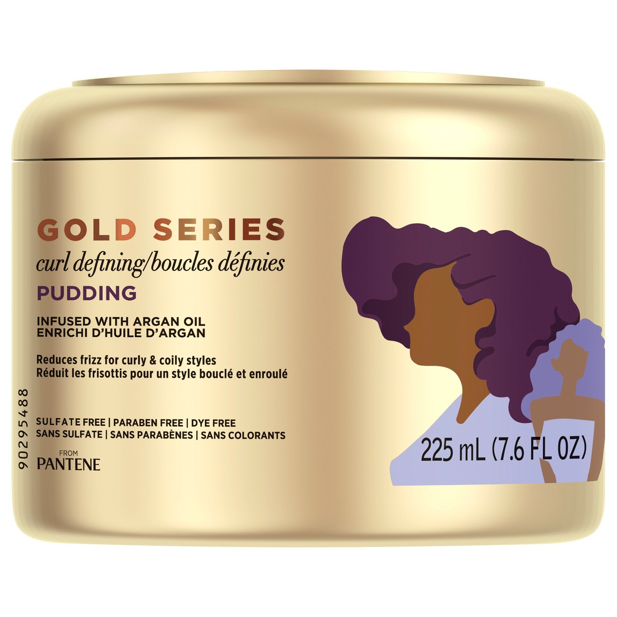 slide 1 of 3, Pantene Pro-V Gold Series Curl Defining Pudding Cream, 7.6 fl oz