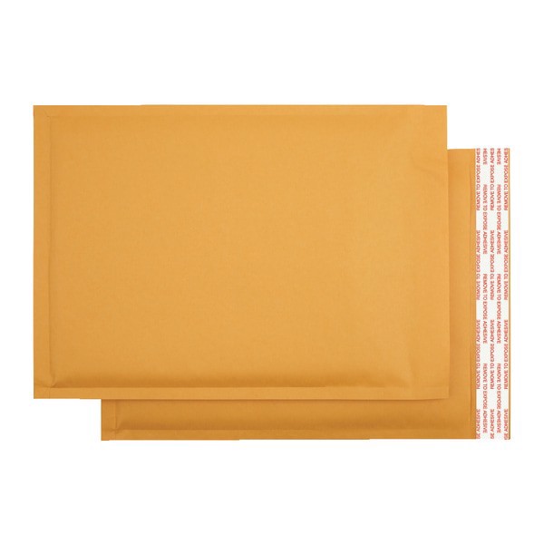 slide 3 of 5, Office Depot Brand Self-Sealing Bubble Mailers, Size 5, 10 1/2"" X 15"", Pack Of 12, 12 ct