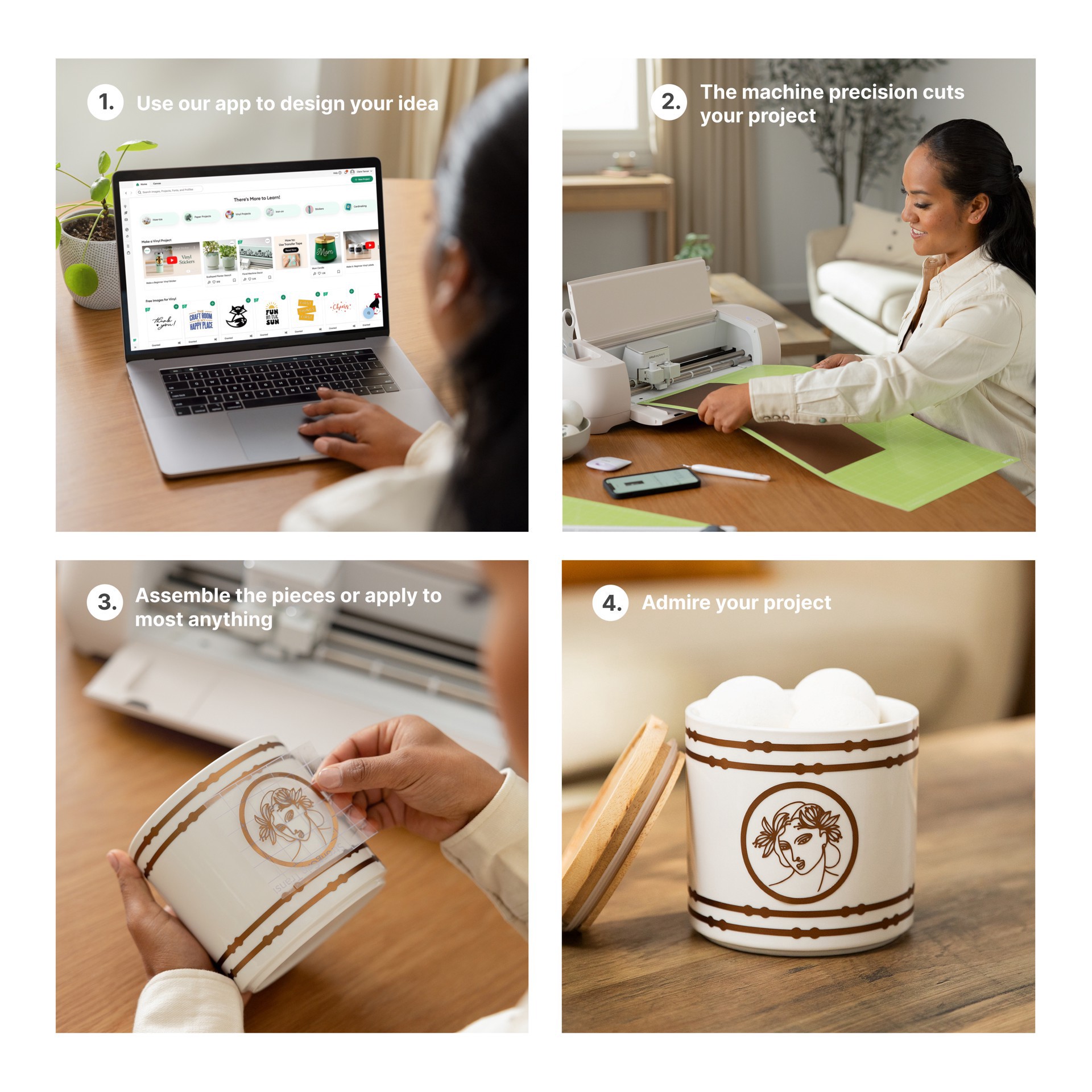 slide 7 of 11, Cricut Explore 4 In Sage & Essentials Bundle, 12 in x 12 in