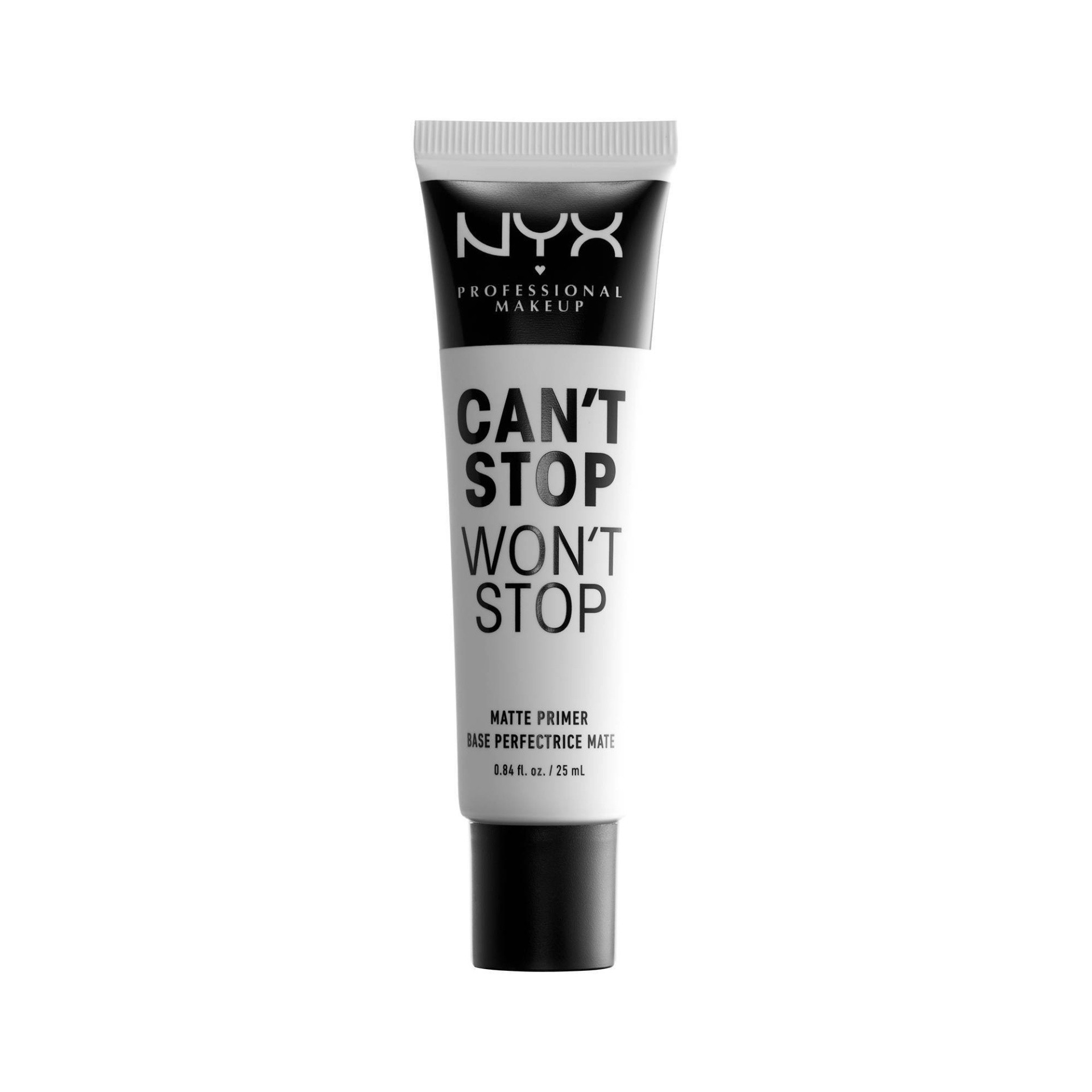 slide 1 of 5, NYX Professional Makeup Can't Stop Won't Stop Matte Primer, 0.84 oz