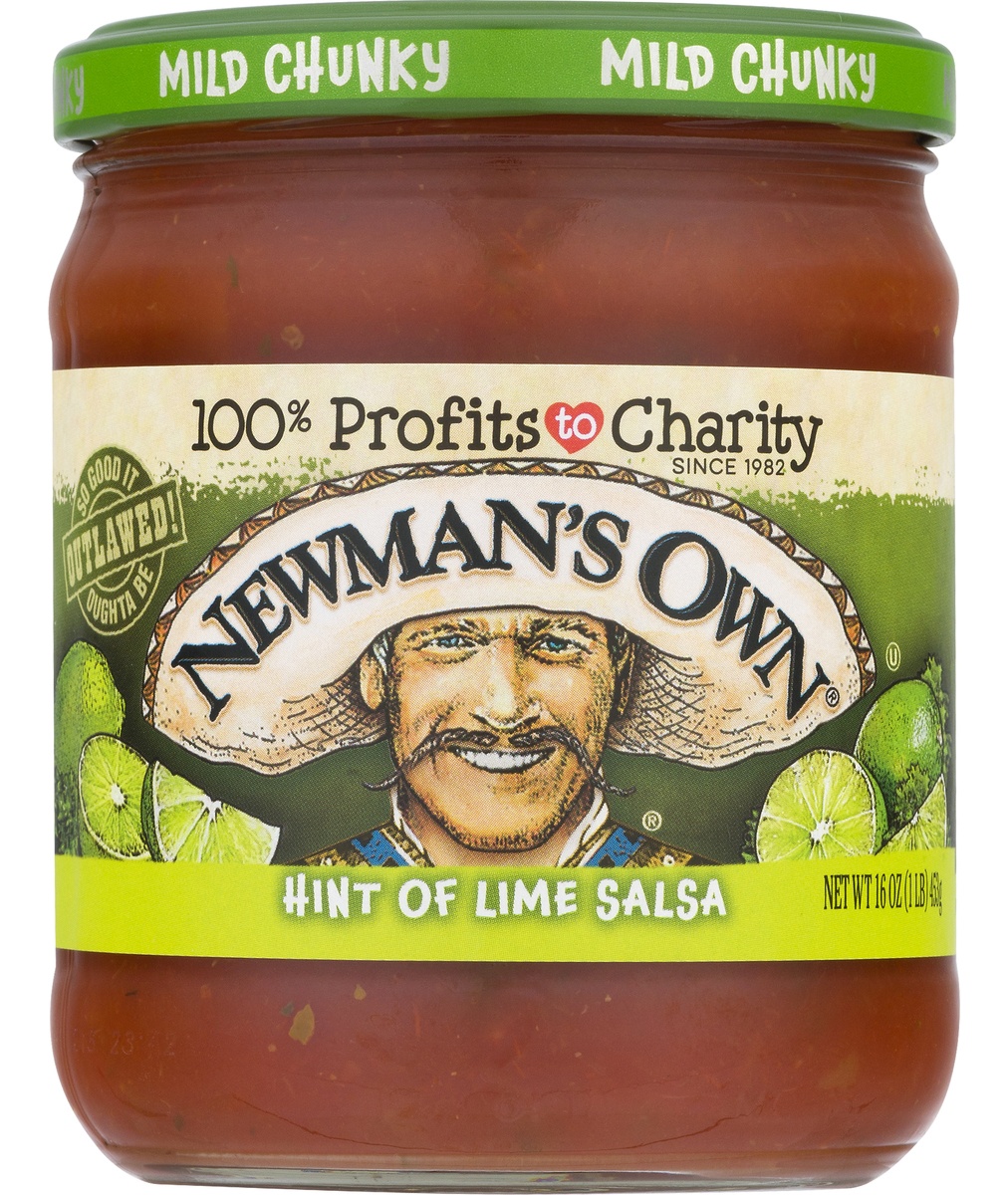 slide 1 of 1, Newman's Own Tequila Lime Salsa, 16 oz