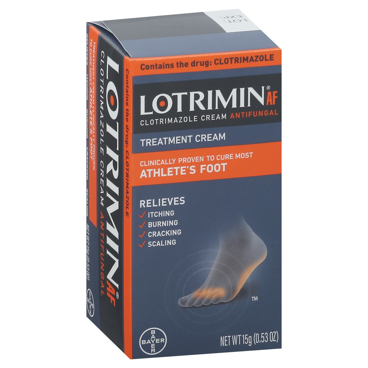 slide 8 of 9, Lotrimin Athlete's Foot Antifungal Treatment Cream 0.53 oz, 0.53 oz