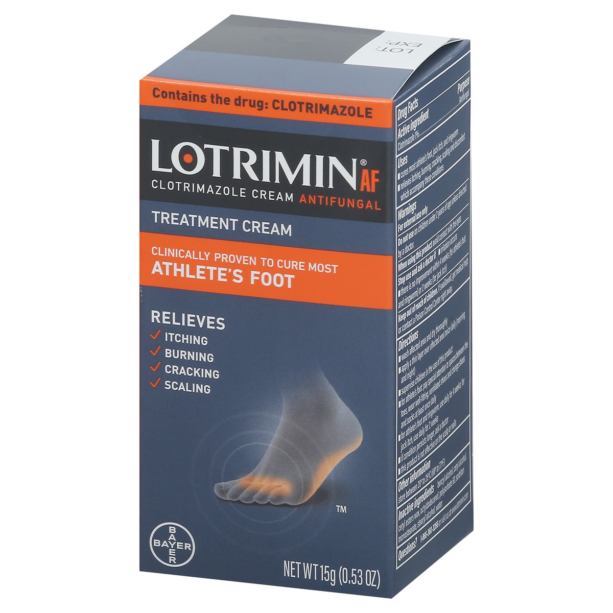 slide 6 of 9, Lotrimin Athlete's Foot Antifungal Treatment Cream 0.53 oz, 0.53 oz