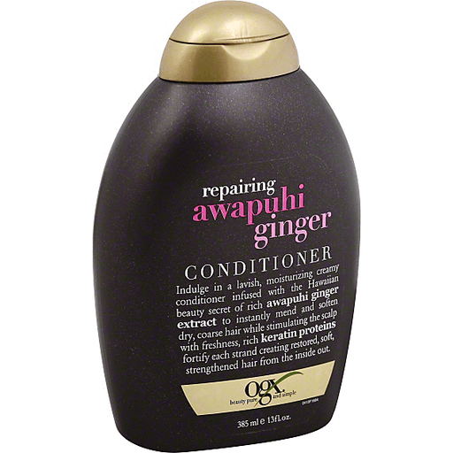 slide 1 of 1, Ogx Reparing Awapuhi Ginger Conditioner, 13 fl oz